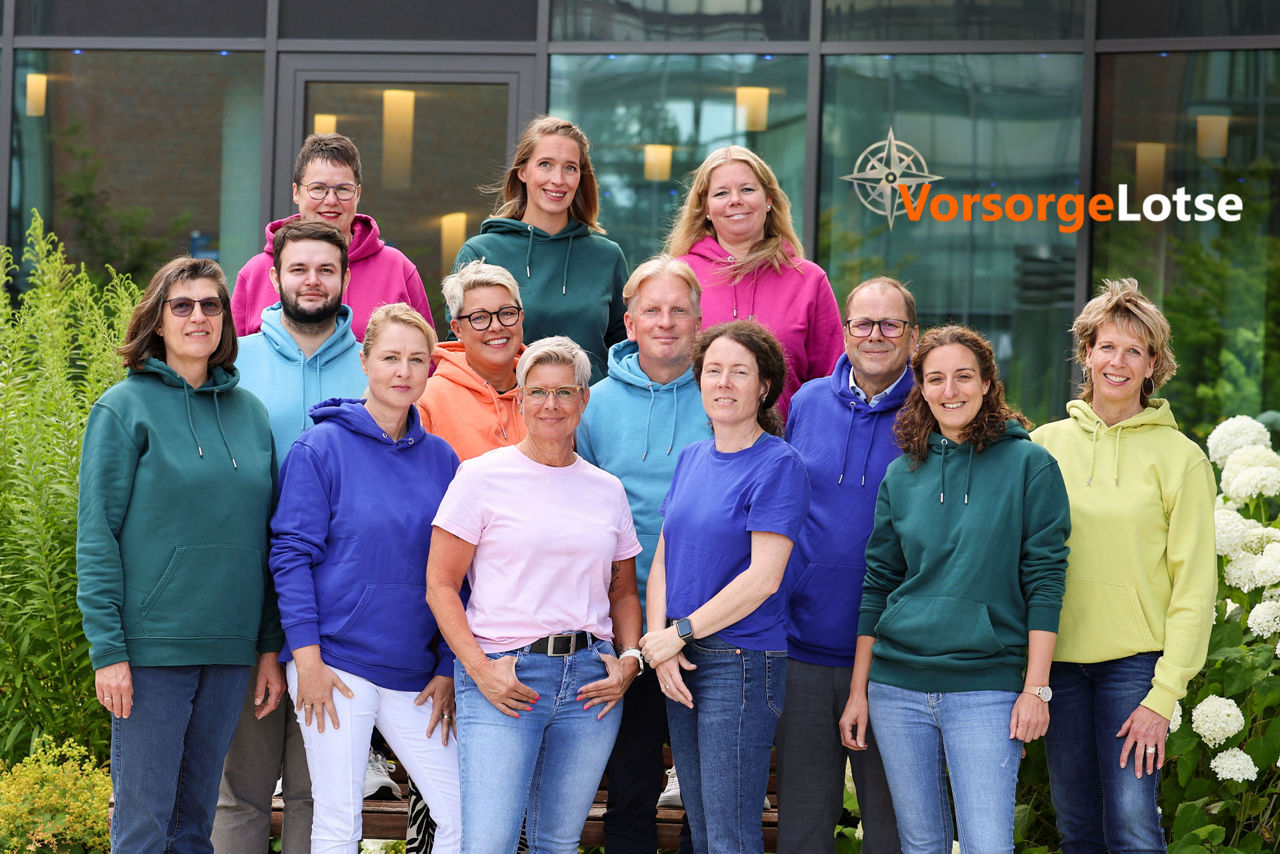 Gruppenfoto des Teams Vorsorgelotse
